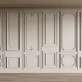 Wallboard carved plaster line 3d model