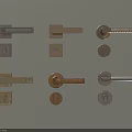 Stylish Modern Door Handles With Various Metallic Finishes And Decorative Designs