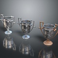 Modern Trophy Antique Trophy 3d model