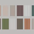 Various Colored Wall Panels With Different Textures And Modern Design Styles