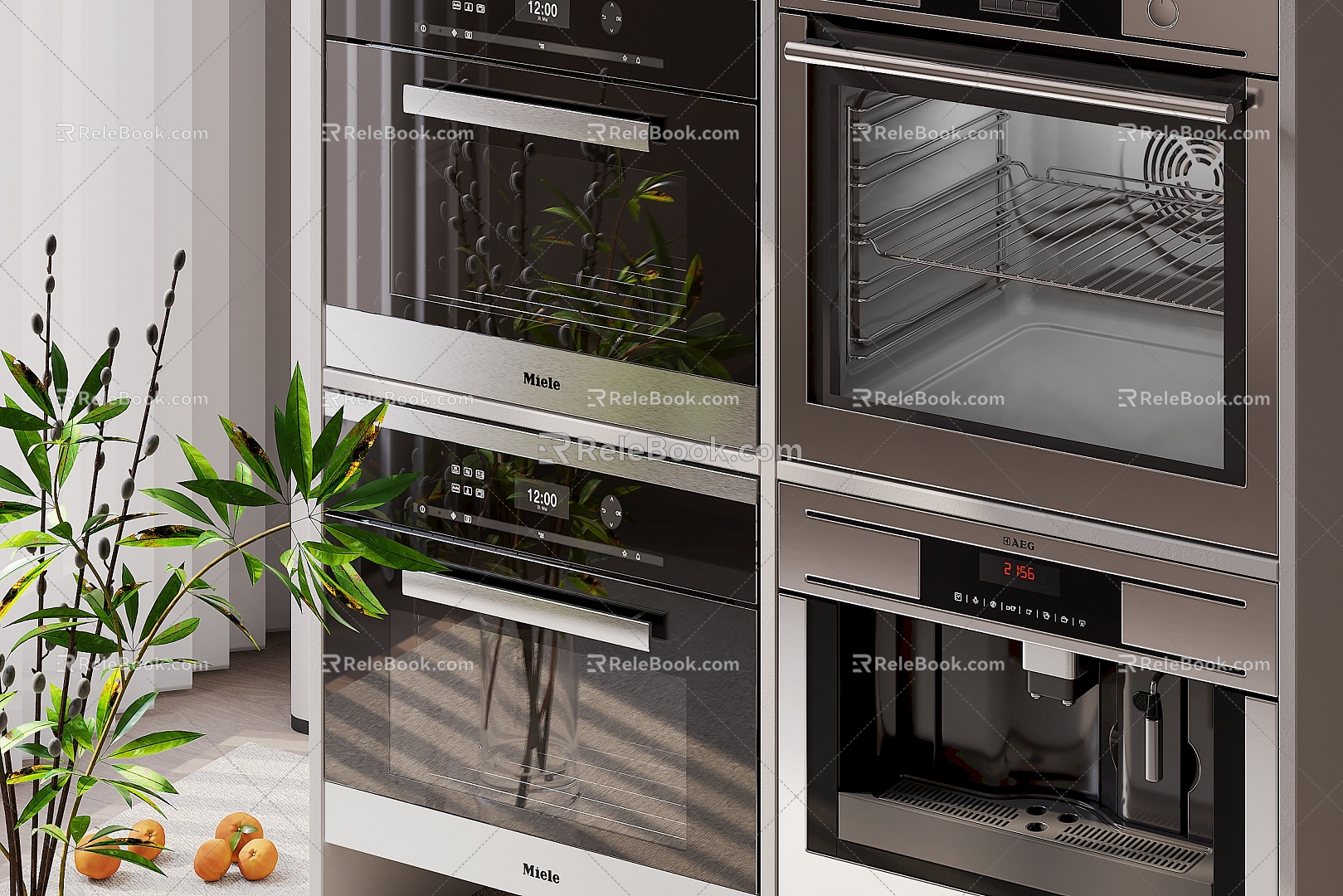 Modern Oven 3d model