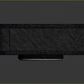 Rockpulse Audio Speaker With Dark Textured Surface And Circular Blue Logo