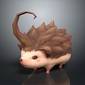 Modern Hedgehog Cartoon Hedgehog Animation Hedgehog 3d model