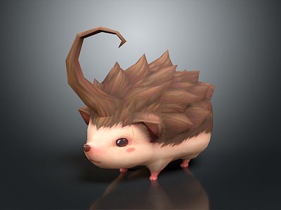 Modern Hedgehog Cartoon Hedgehog Animation Hedgehog 3d model