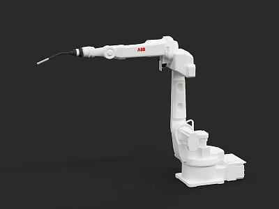 Smart Industrial Robot ABB Mechanical Arm for Automated Manufacturing Tasks 3d model