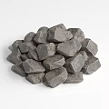 Natural Gray Irregular Stones Pile For Landscaping And Construction Use