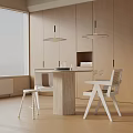 Modern table combination 3d model