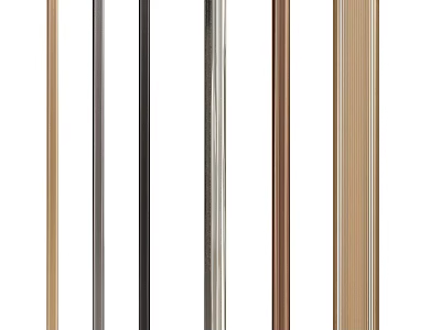 Cabinet Handles with Various Colors and Materials for Modern Home Decoration 3d model