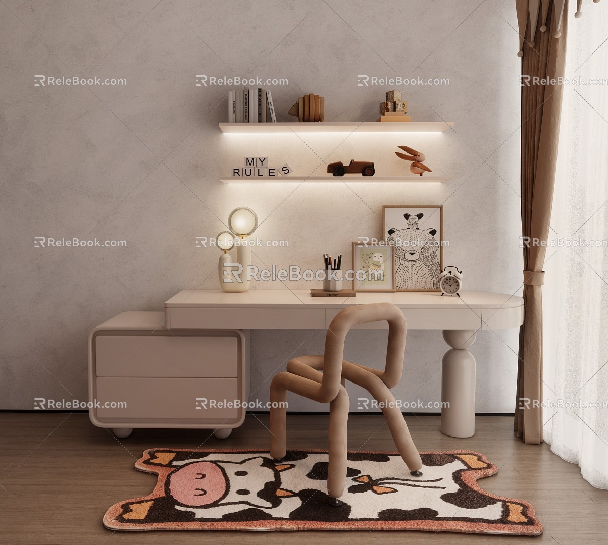 Children's Desk 3d model