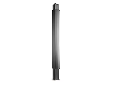 Unique Shaped Floor Lamp With Vertical Metallic Structure For Modern Home Lighting Decor 3d model