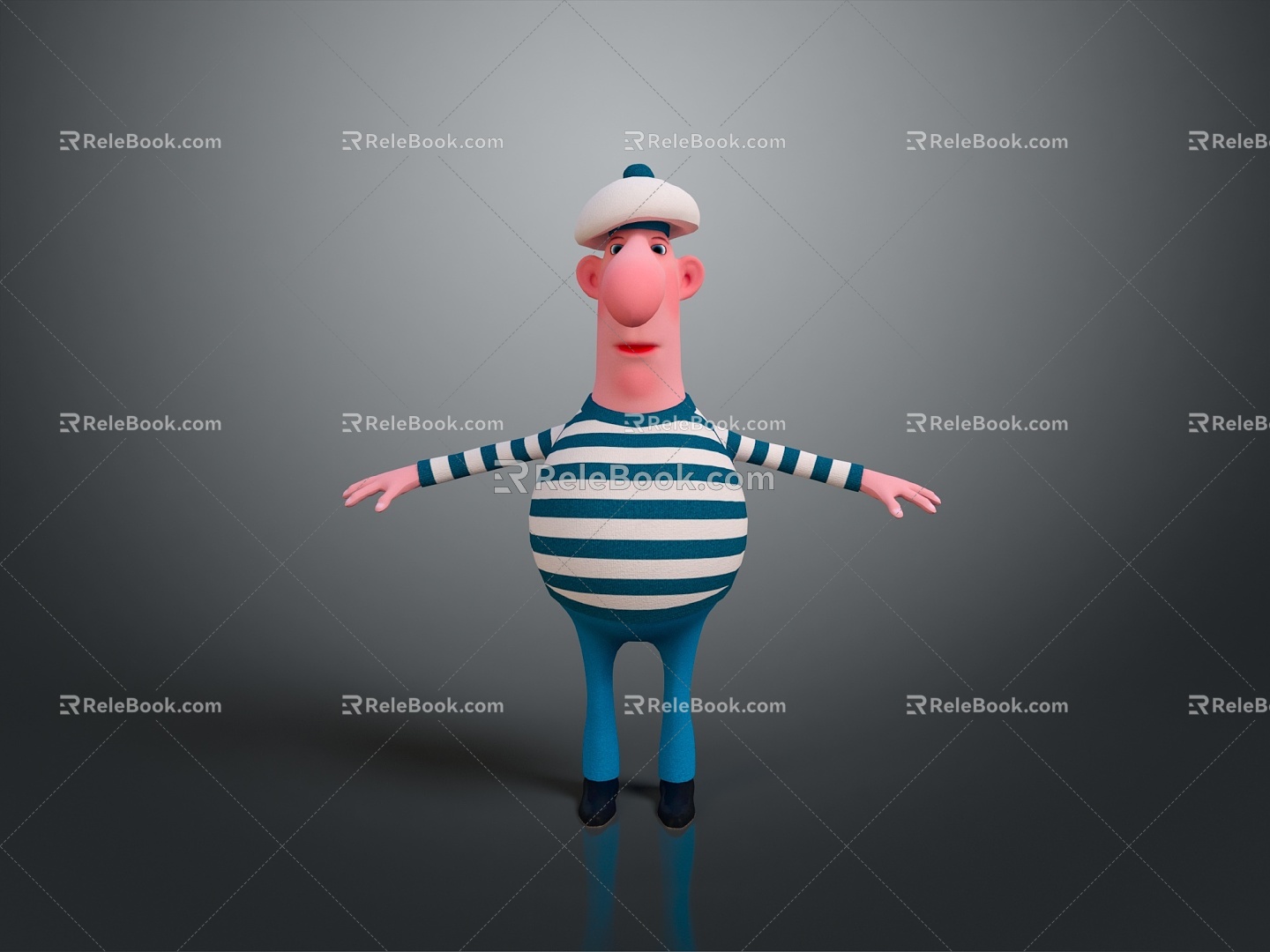 Prisoner Prisoner Man Male Handsome Male Young Juvenile Male Character Boy 3d model