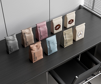 Coffee Bag Coffee Bean Bag Coffee Packing Bag Coffee Packing Bag 3d model