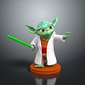 Yoda Glow Ancient Star Wars Jedi Jedi Jedi Mandalorian Master Yoda 3d model