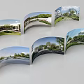 Aerial Planning Panoramic Views Of Landscape Design Road And Green Areas