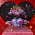 Meichen Balloon Love Balloon 3d model