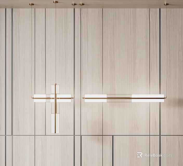 Modern Pendant Light In Open Kitchen With Minimalist Design And Metallic Accents 3d model 