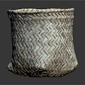 Woven Storage Basket For Home Use With Handmade Square Design And Natural Texture