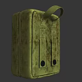 Green Tactical First Aid Kit With Red Cross And Outdoor Emergency Storage