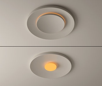 Ceiling light led ceiling light cream wind ceiling light round ceiling light square bedroom ceiling light 3d model