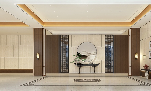 Banquet Front Room 3d model