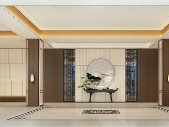 Banquet Front Room 3d model