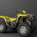 Modern Beach Buggy Motorcycle 3d model