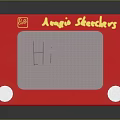 Red Magic Scales Digital Weighing Scale With Hi Display And White Buttons
