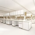 Modern Laboratory 3d model