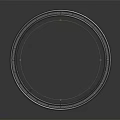 Modern Circular Platform Structure With Metal Railings And Smooth Circular Surface