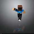 The picture mainly shows a Minecraft-style character and does not contain key information about furniture, so it is impossible to generate an English title with "furniture" as the main body in line with the requirements.