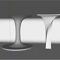 Modern Column Decorative Column Shaped Column 3d model