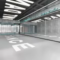 Modern Fitness Gym Interior With Workout Equipment And Open Training Space
