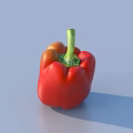Fresh Colorful Bell Peppers Red Yellow Green Multiple on Wooden Plate for Healthy Diet