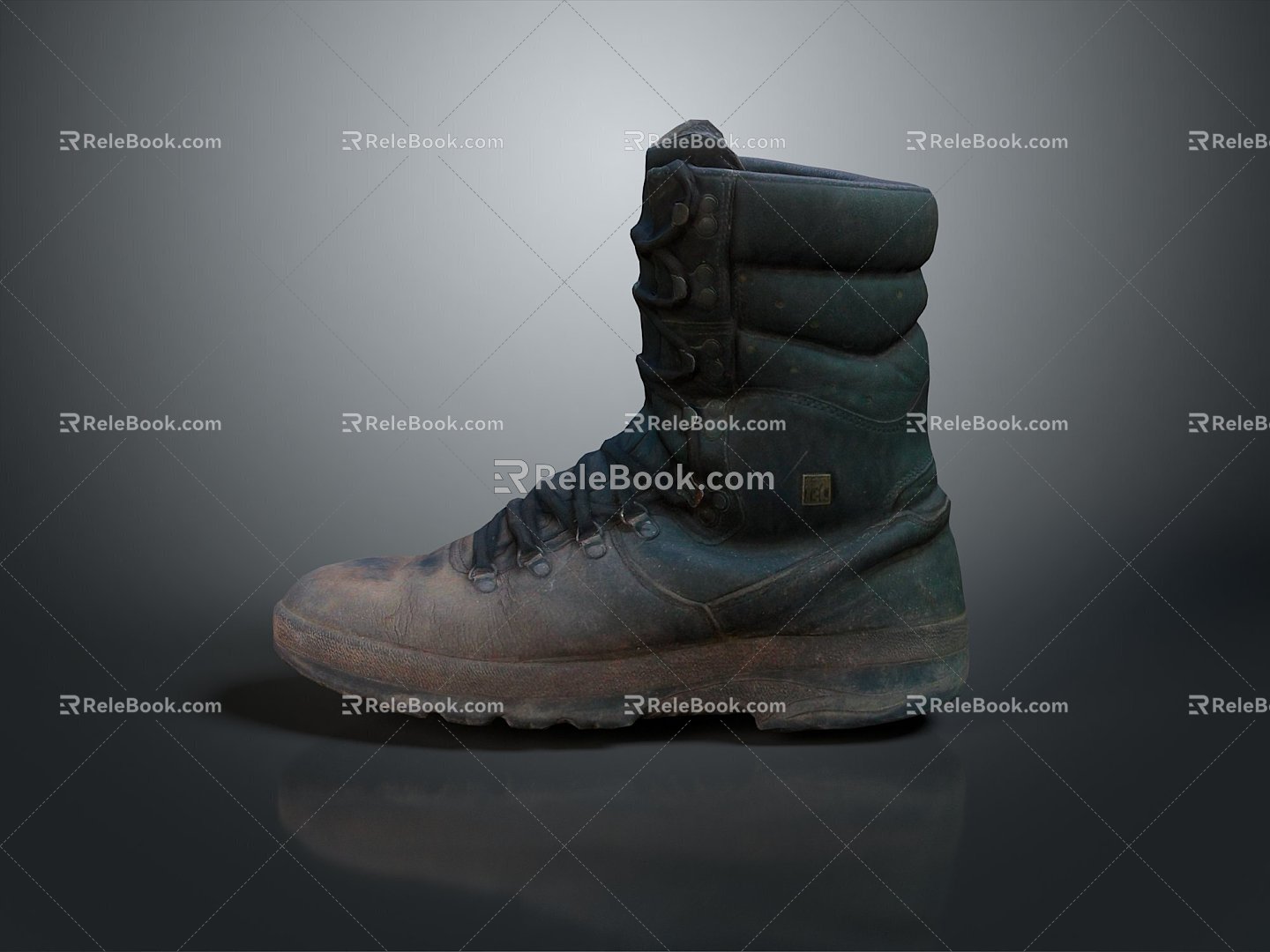 Cotton Shoes Warm Shoes Cold-proof Shoes Realistic 3d model