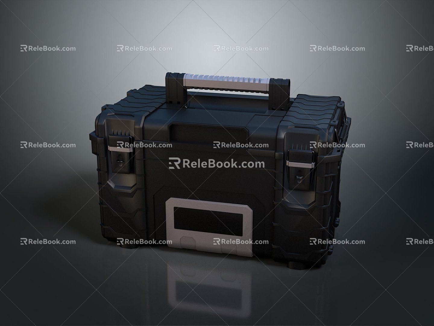 Toolbox tin box iron box plastic box box box container realistic model cartoon model 3d model