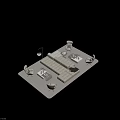 Modern Modular Beige Sofa Set With Armchairs Coffee Tables Floor Lamp And Rug