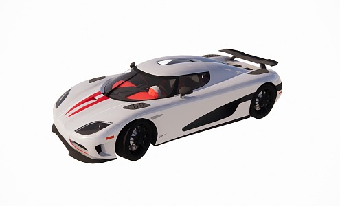 Sports car 3d model