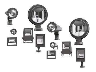 Modern outdoor lighting 3d model Modern outdoor lighting 3d model