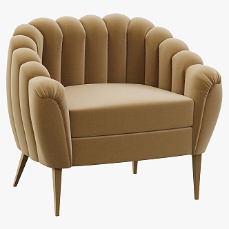 Brabbu Oreas armchair 3d model