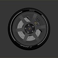 Modern Tire Wheel Wheel New Tire 3d model