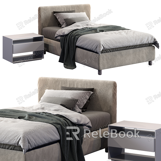 Modern Single Bed model