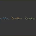 Three Different Colored Helicopter Models Displayed Side by Side on Dark Background