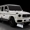 White SUV Car Exterior Design With Black Alloy Wheels And Sleek Body Styling