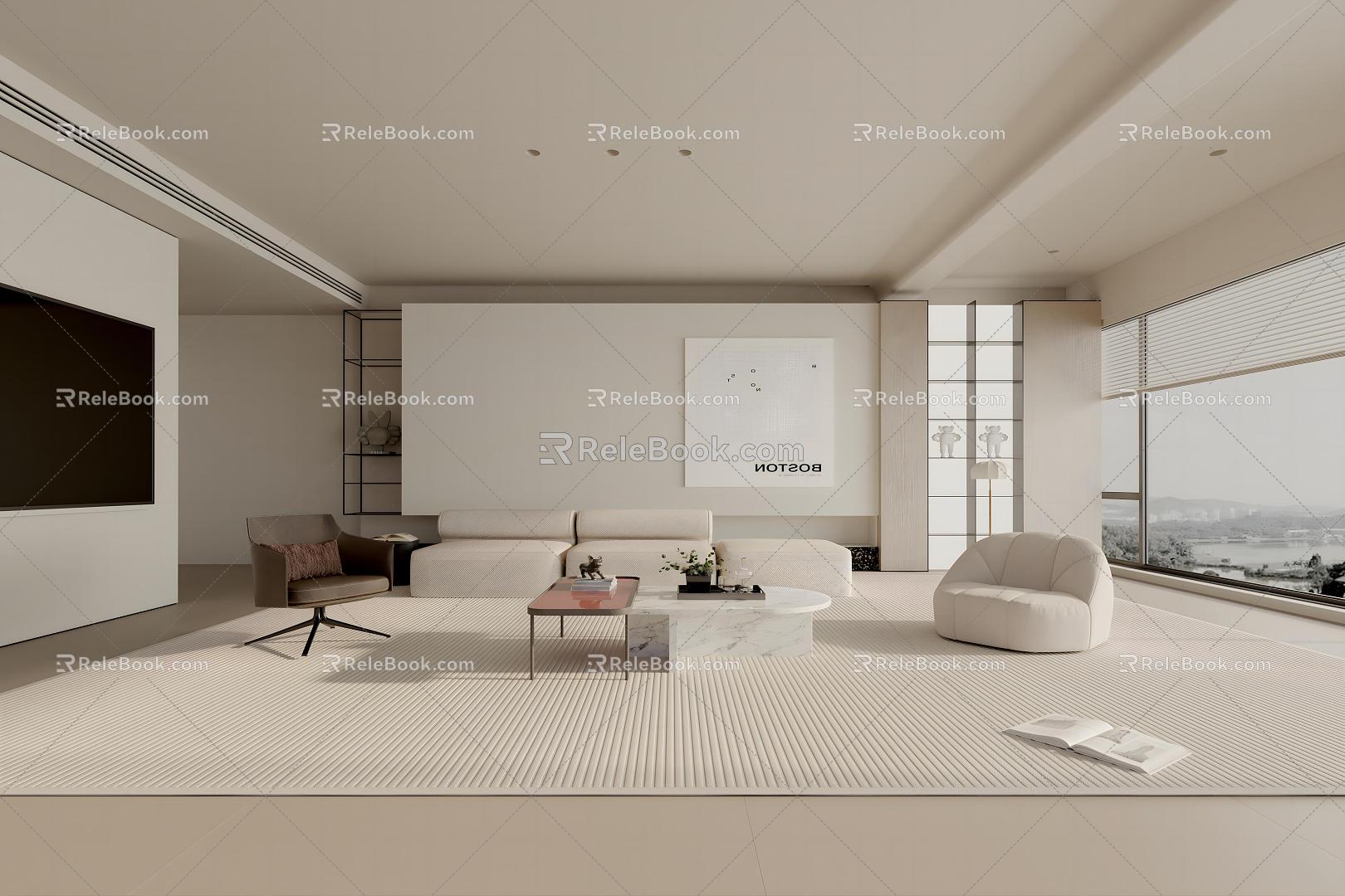 Living room 3d model