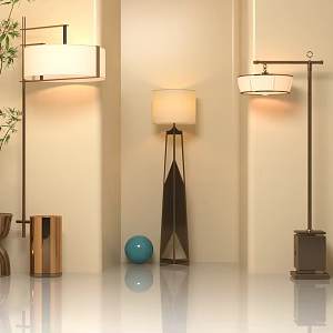 Modern floor lamp 3d model