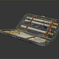 Cigarette Box Filter Cigarette Realistic 3d model