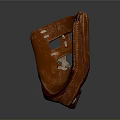 High Quality Brown Leather Baseball Glove With Stitched Details And Comfortable Design