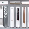 Modern Wall Mounted and Floor Standing Air Conditioner Air Outlets with Sleek Design