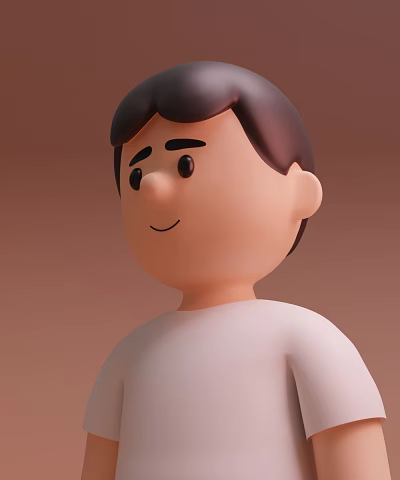 Men Cartoon Men Boys Asian 3d model