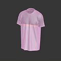 Modern Color Block T-Shirt With Dark Top Light Bottom And Orange Stripe